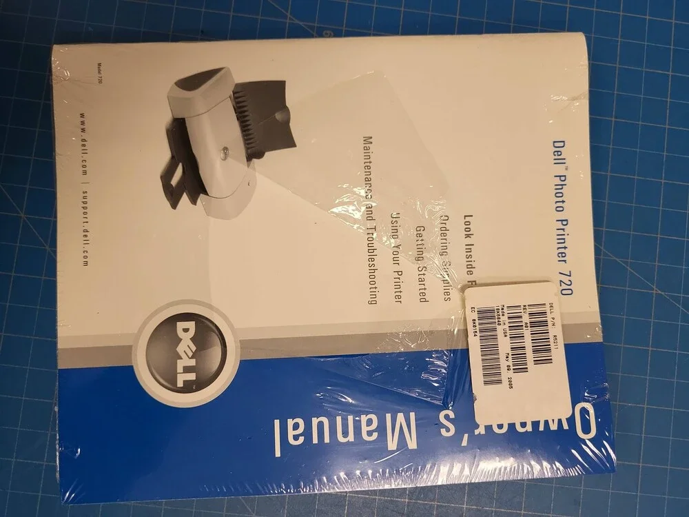 Dell Photo Printer 720 Manual Guide Owners Reference Troubleshooting R5211